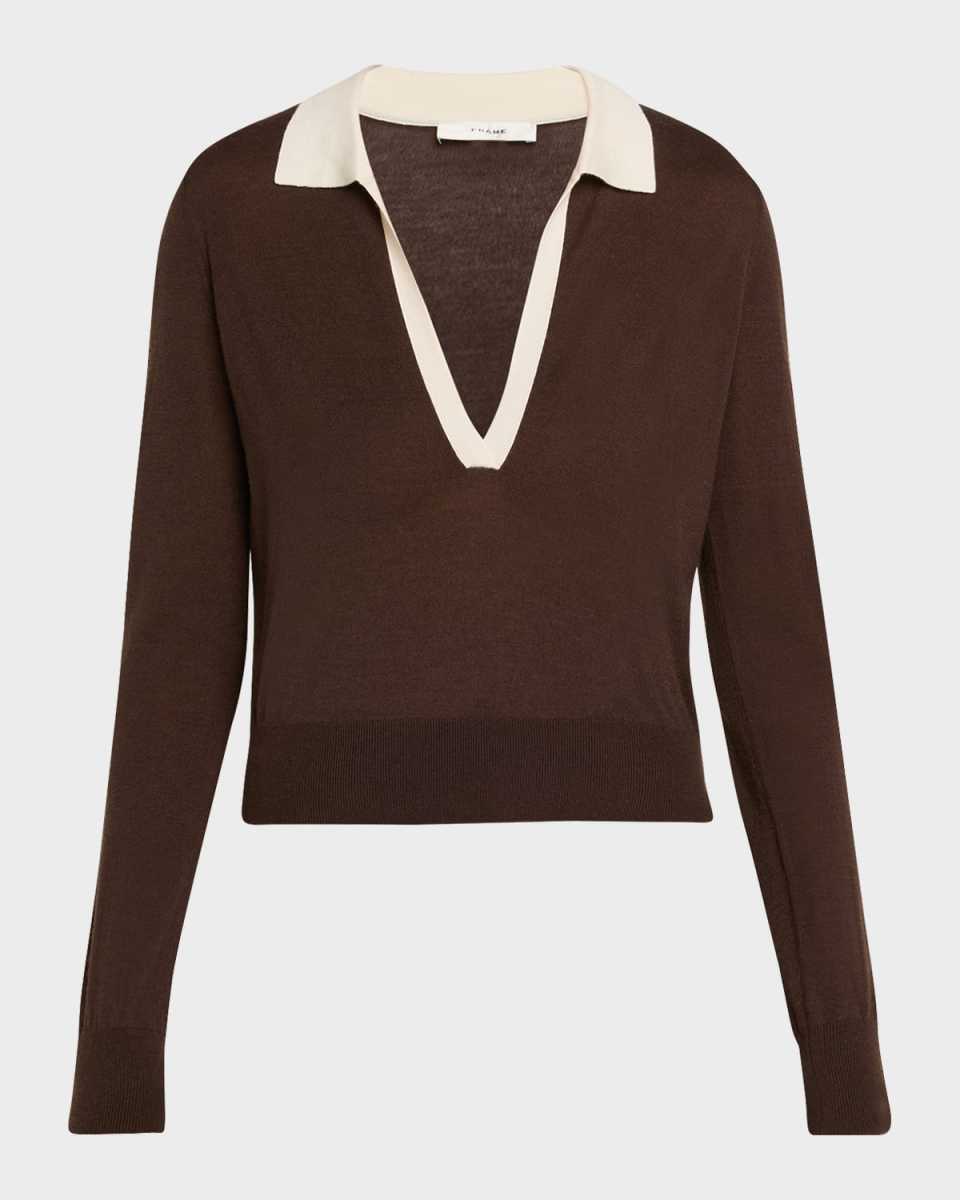 The Two-Tone Polo Sweat